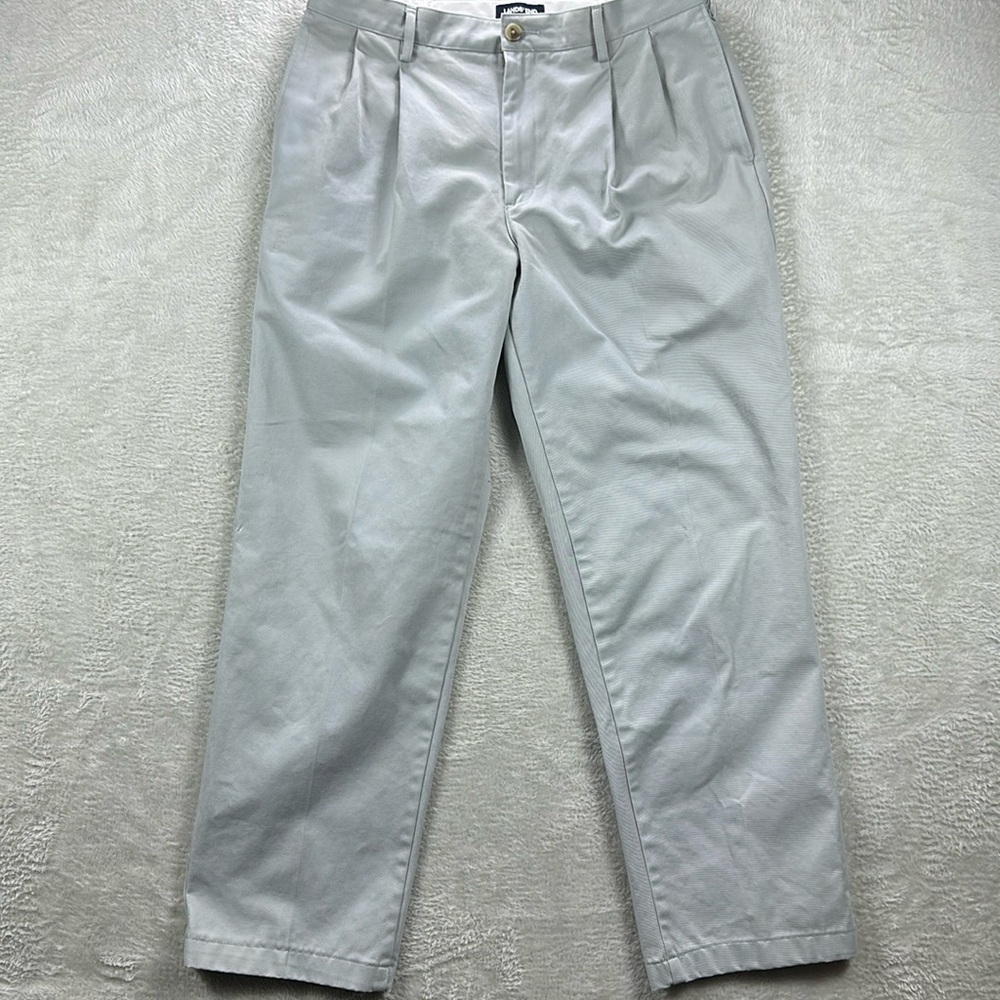 Lands End Classic Fit Pants With Expandable Waistband Men’s Size 33